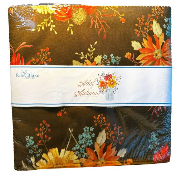 "Adel In Autumn" By Sandy Gervais  Riley Blake Designs 2021 NEW Layer Cake 10" - Picture 1 of 4